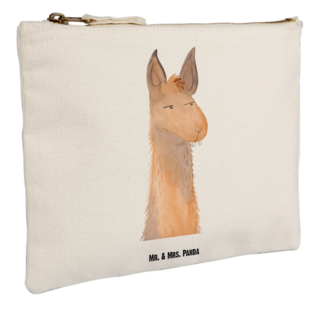 Make-up bag llama head Annoyed Llama, llama, alpaca, trendy animal, being annoyed, boss, lama, girlfriend, being right, partner, apprentice, office, office life, best friend, lamas