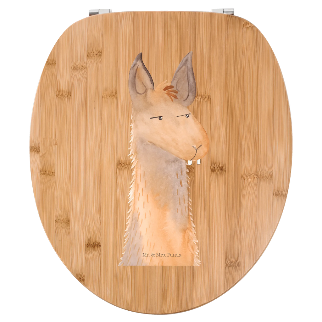 Motif toilet seat llama head Annoyed Klobrille, Toilettendeckel, Klodeckel, Toilette, WC-Sitz, Lama, Alpaka, Lamas, Freundin, beste Freundin, Partnerin, Büroalltag, Recht haben, Azubi, Büro, genervt sein, Chefin, Chef