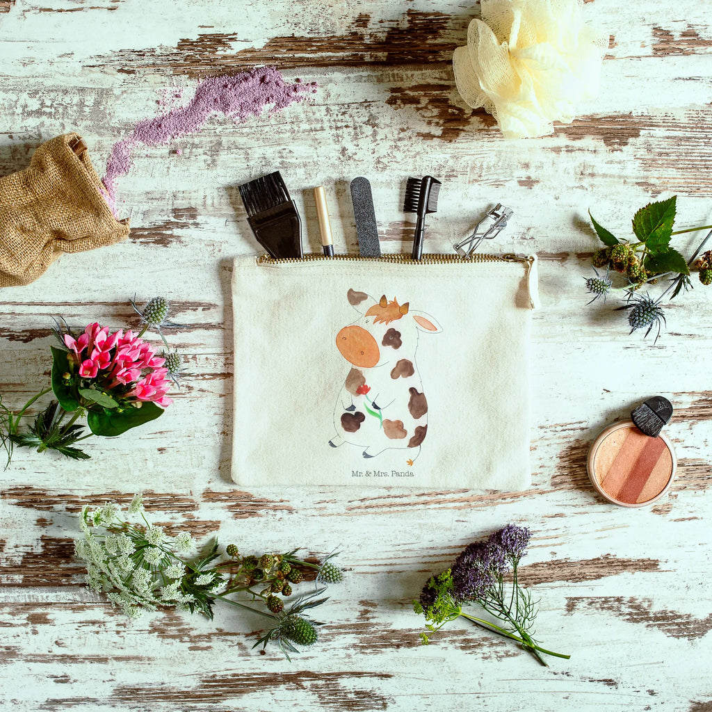 Make-up bag Cow farm, farm animals, animals, dairy cow, yard, nonsense, cows, motivtion, milk, saying, dreams, cow, magic