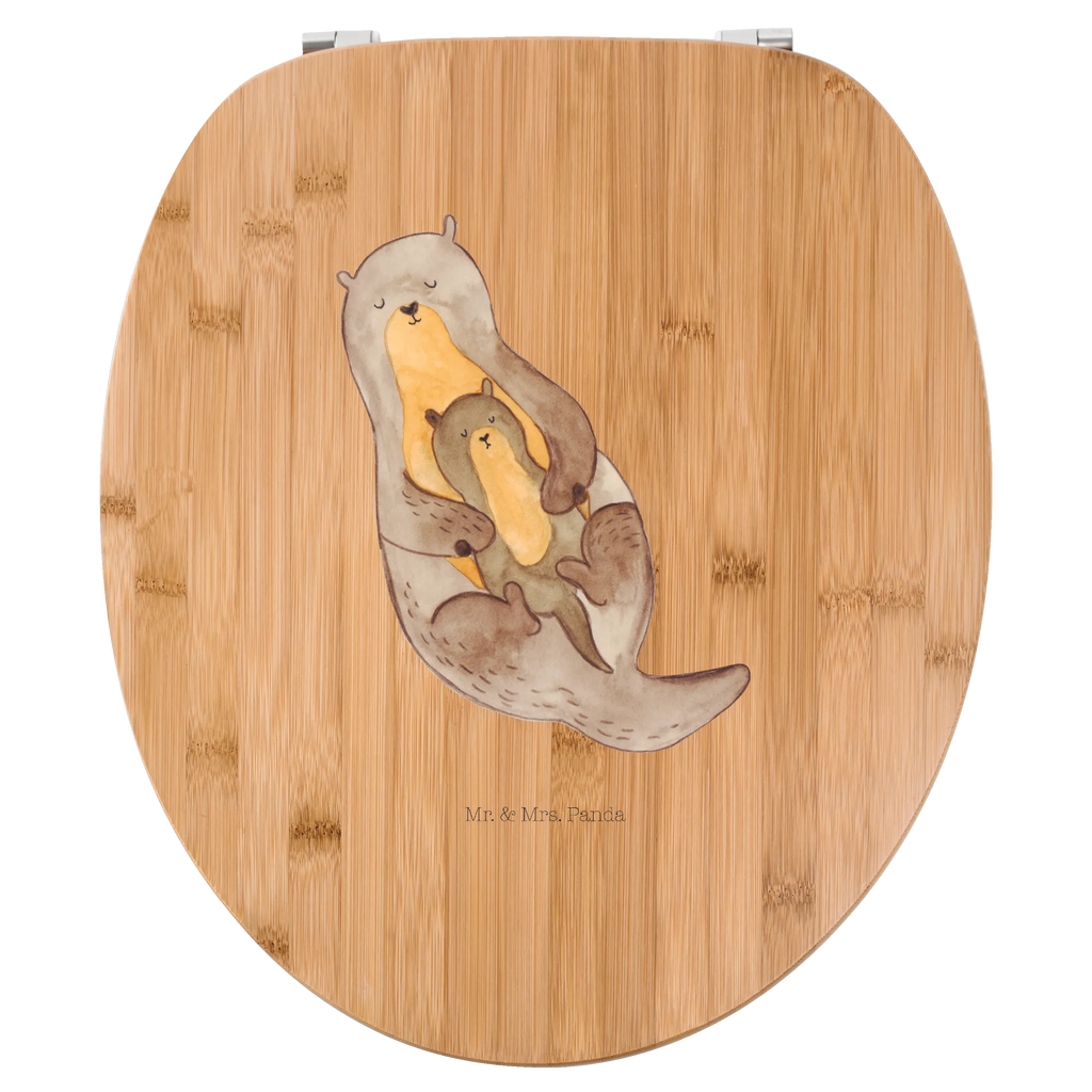 Motiv WC Sitz Otter Kind Klobrille, WC-Sitz, Klodeckel, Toilette, Toilettendeckel, Otter, Fischotter, Seeotter, Otter Seeotter See Otter