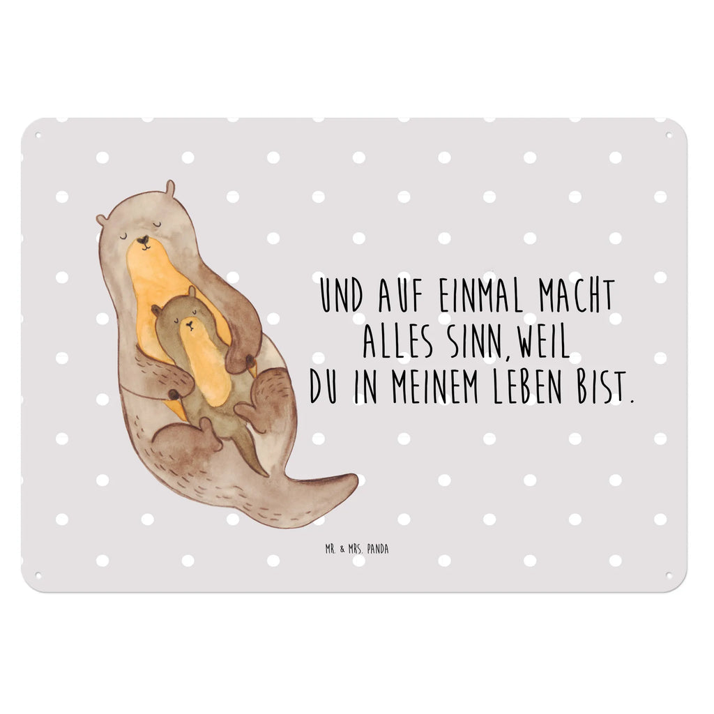 Blechschild Otter Kind Wandschild Metall, Dekoschild Metall, Blechschild, Blechschild Groß, Blechschild Büro, Blechschild Küche, Türschild Metall, Blechschild Für Männer, Blechschild Zum Aufhängen, Blechschild Für Frauen, Otter, Seeotter, Fischotter, Otter Seeotter See Otter