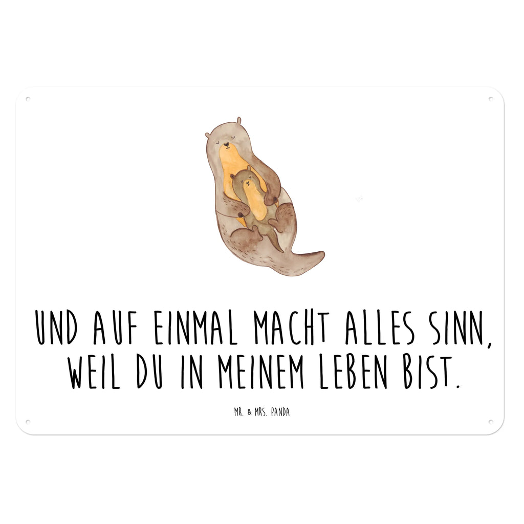 Blechschild Otter Kind Wandschild Metall, Dekoschild Metall, Blechschild, Blechschild Groß, Blechschild Büro, Blechschild Küche, Türschild Metall, Blechschild Für Männer, Blechschild Zum Aufhängen, Blechschild Für Frauen, Otter, Seeotter, Fischotter, Otter Seeotter See Otter