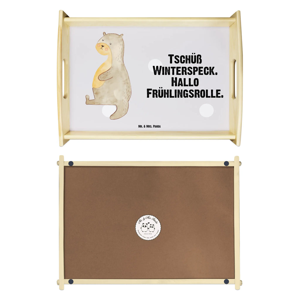 Serving tray otter Belly wooden tray, breakfast tray, tray, serving tray, kitchen tray, otter, marten, sea otter, European otter, water mammal, aquatic animal, baby otter, predator, water, otter gifts, animal lover, gift ideas for animal lovers, animal, mammal, water animal, gifts for people in love, Otter Sea Otter Lake Otter