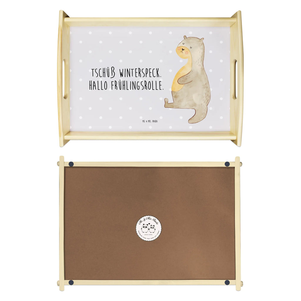 Serving tray otter Belly wooden tray, breakfast tray, tray, serving tray, kitchen tray, otter, marten, sea otter, European otter, water mammal, aquatic animal, baby otter, predator, water, otter gifts, animal lover, gift ideas for animal lovers, animal, mammal, water animal, gifts for people in love, Otter Sea Otter Lake Otter