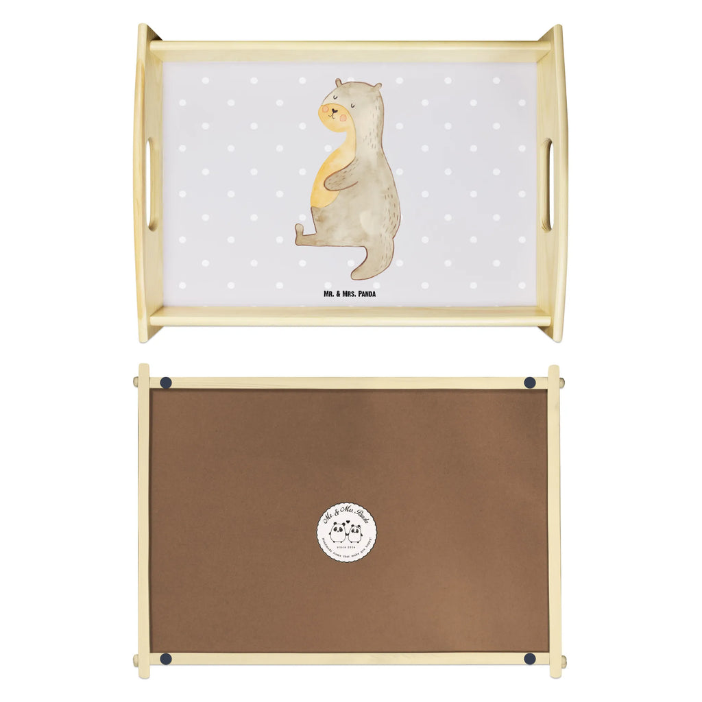 Serving tray otter Belly wooden tray, breakfast tray, tray, serving tray, kitchen tray, otter, marten, sea otter, European otter, water mammal, aquatic animal, baby otter, predator, water, otter gifts, animal lover, gift ideas for animal lovers, animal, mammal, water animal, gifts for people in love, Otter Sea Otter Lake Otter