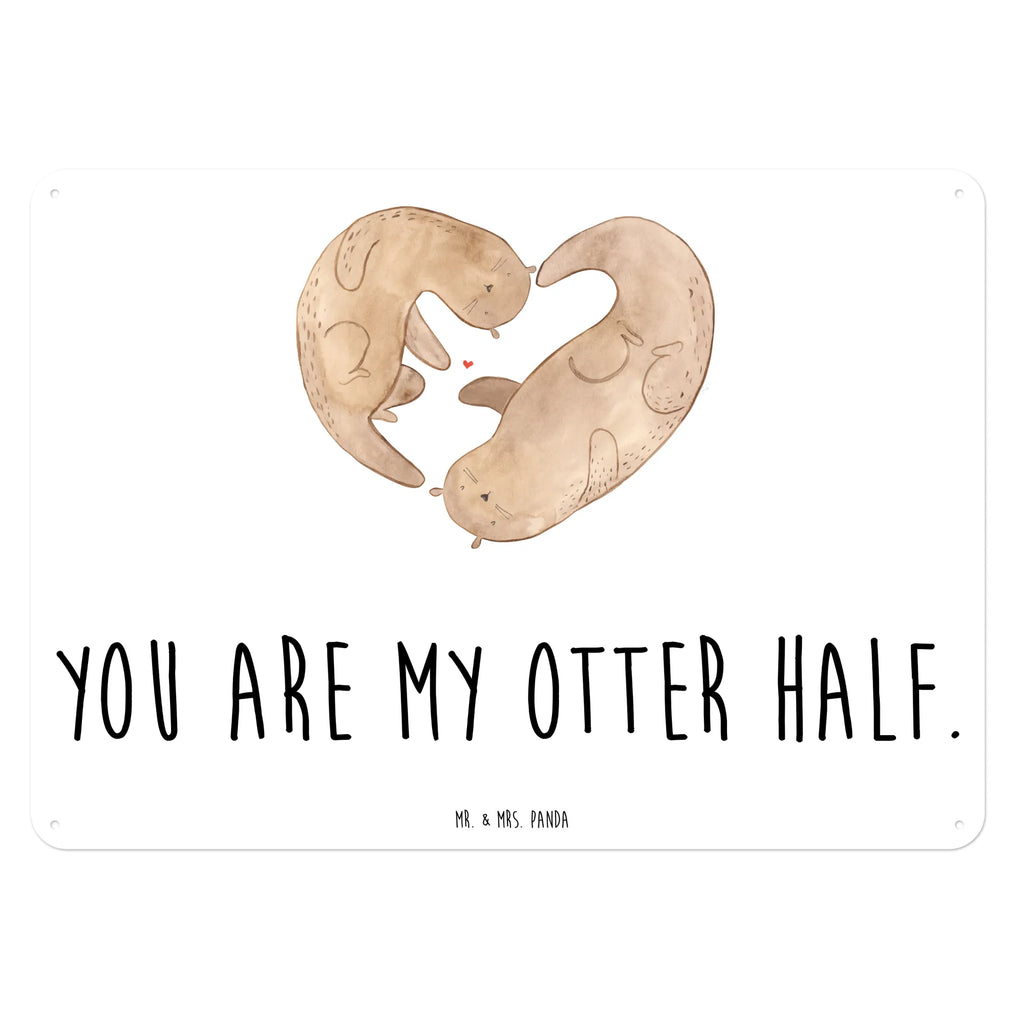 Blechschild Otter Herz Blechschild Büro, Türschild Metall, Dekoschild Metall, Blechschild Für Männer, Blechschild Zum Aufhängen, Blechschild Küche, Blechschild Groß, Blechschild Für Frauen, Wandschild Metall, Blechschild, Otter, Seeotter, Fischotter, Verlobung, Liebesbeweis, Liebesgeschenk, Liebe, Love You, Bessere Hälfte, Gemeinsames Leben, Jahrestag, Hochzeitstag, Herz