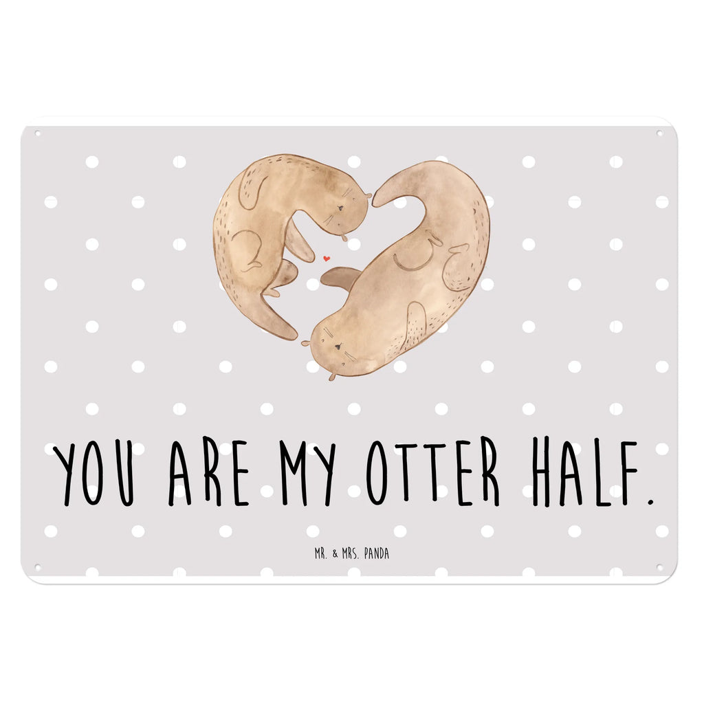 Blechschild Otter Herz Blechschild Büro, Türschild Metall, Dekoschild Metall, Blechschild Für Männer, Blechschild Zum Aufhängen, Blechschild Küche, Blechschild Groß, Blechschild Für Frauen, Wandschild Metall, Blechschild, Otter, Seeotter, Fischotter, Verlobung, Liebesbeweis, Liebesgeschenk, Liebe, Love You, Bessere Hälfte, Gemeinsames Leben, Jahrestag, Hochzeitstag, Herz
