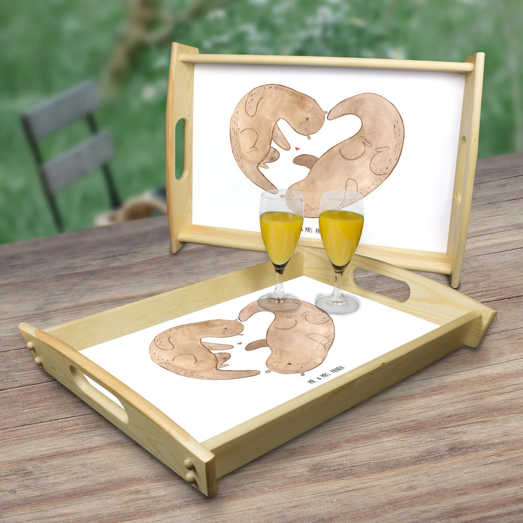 Taca serwisowa wydra serce Kuna, wydra, morska wydra