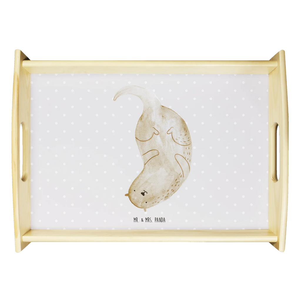 Serviertablett Otter kopfüber Holztablett, Frühstückstablett, Tablett, Überraschung, Küchentablett, Party, Dekotablett, Servier Tablett, Serviertablett, Fischotter, Seeotter, Otter, Otter Seeotter See Otter