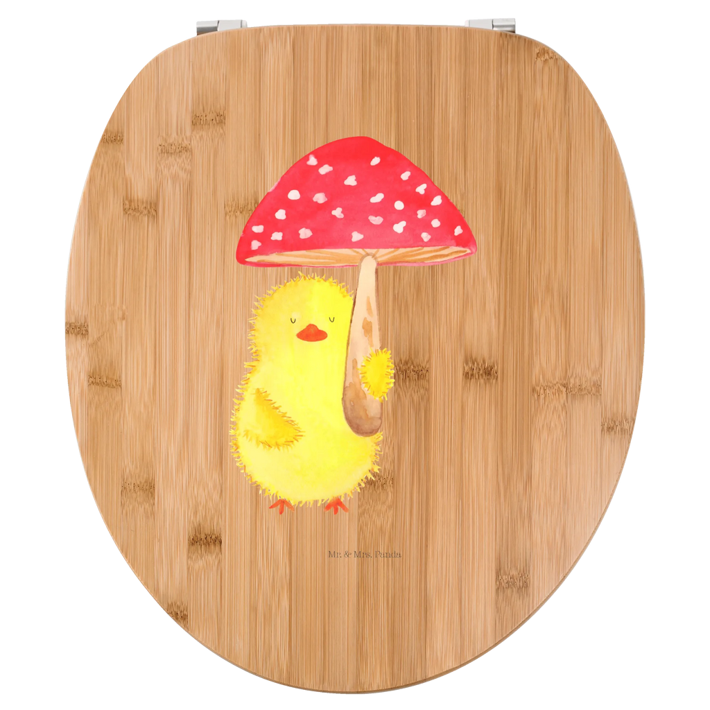 Motiv WC Sitz Küken Fliegenpilz Klobrille, WC-Sitz, Toilettendeckel, Klodeckel, Toilette, Ostern, Osterhase, Ostergeschenke, Osternest, Osterdeko, Geschenke zu Ostern, Ostern Geschenk, Ostergeschenke Kinder, Ostern Kinder, Küken, Fliegenpilz, Ostergrüße, Frohe Ostern, Glückspilz