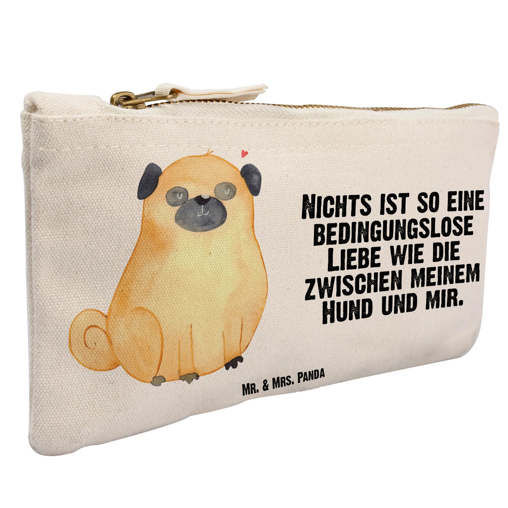 torebka na makijaż Mops Mäppchen, aufbewahrungstasche, Schlampermäppchen, toiletry bag, Kulturtasche, aufbewahrungsbeutel, Schminktäschchen, beauty case, Waschbeutel, utensilientasche, Waschtasche, kosmetiktäschchen, Federmappe, pencil case, Etui, beauty tasche, Schminktasche, Kosmetikbeutel, Schminkbeutel, Kosmetiktasche, pinsel tasche, Stiftemäppchen, Kulturbeutel, Sprüche, Hunderasse, Tierliebhaber, Haustier, Hundemotiv, Hund, Hundebesitzer, Hundeliebe, Mops, Liebe