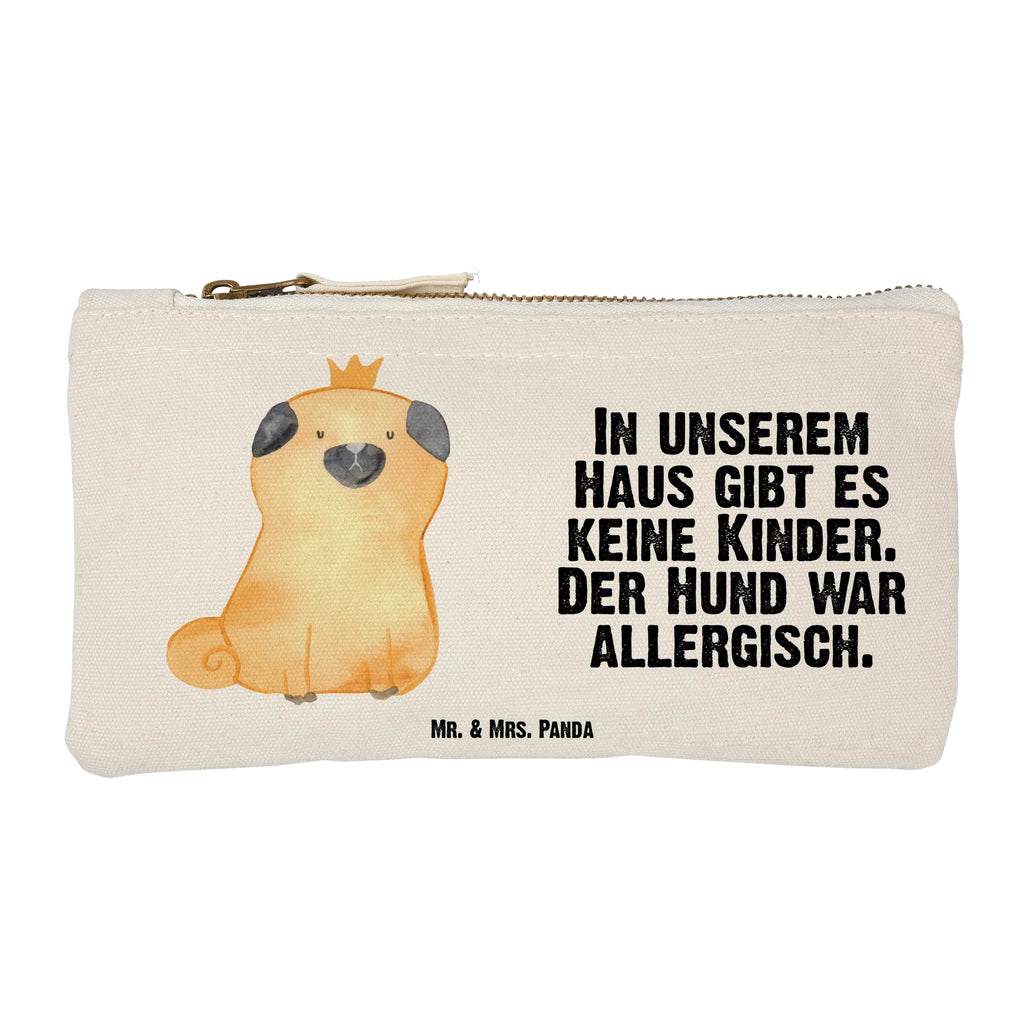 torebka na makijaż mops korona Kulturbeutel, beauty tasche, pinsel tasche, Schlampermäppchen, Federmappe, Schminkbeutel, Kosmetiktasche, toiletry bag, Kosmetikbeutel, Waschtasche, Etui, aufbewahrungsbeutel, beauty case, Schminktasche, Mäppchen, aufbewahrungstasche, Waschbeutel, Stiftemäppchen, pencil case, Schminktäschchen, utensilientasche, Kulturtasche, kosmetiktäschchen, Sprüche, Hunderasse, Tierliebhaber, Haustier, Hundemotiv, Hund, Hundebesitzer, Lustig, Mops, Hundebesitzer. Spruch, Allergisch, Kinderlos, Hausregel