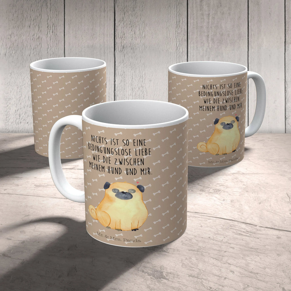 Kubek Mops Keramiktasse, Tasse mit Zitaten, Tasse, Bürotasse, Teetasse, Tasse mit Motiven, Geschenktasse, Porzellantasse, Kaffeetasse, Hund, Hundemotiv, Haustier, Hunderasse, Tierliebhaber, Hundebesitzer, Sprüche, Hundeliebe, Liebe, Mops