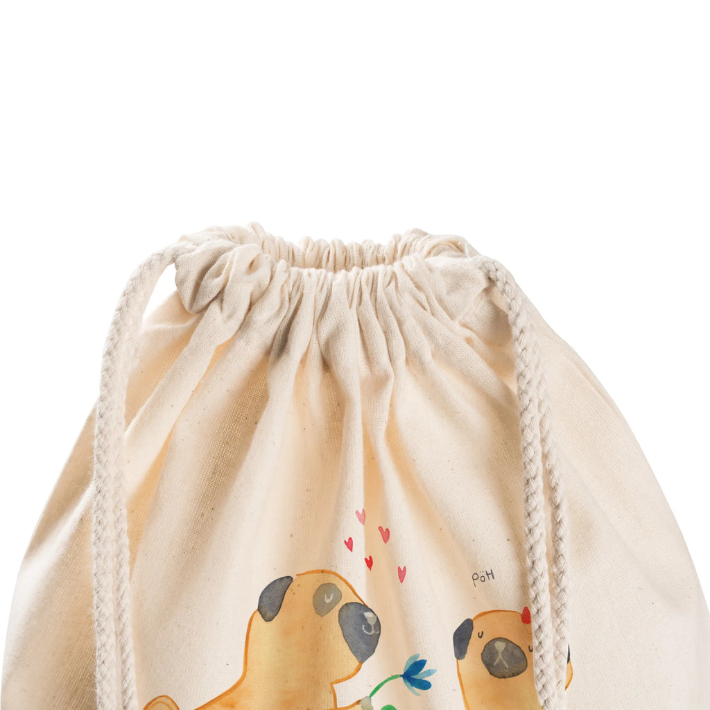 Drawstring bag pug In love sports bag, carrier bag, hipster, jute bag, bag, gym bag, dog, mutt, hound, woof, dog mama, dog breed, love dogs, love for dogs, dog decorative items, bag with dog print, funny gifts for dog owners, what do you give a dog lover, Christmas gifts for dogs, gifts for dogs, dog sayings, Pug, partner, dog love, love, gift friend, in love, love saying. Engaged, boob