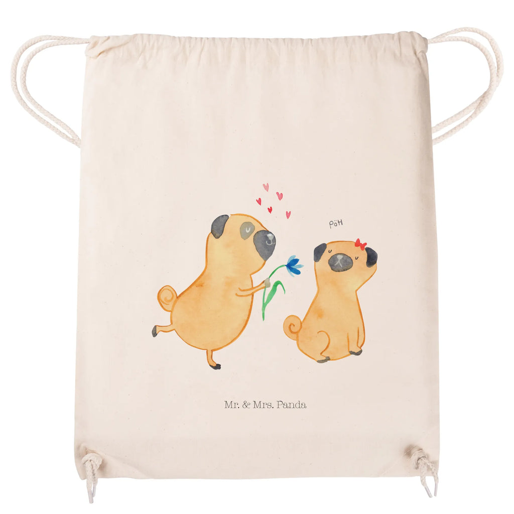 Drawstring bag pug In love sports bag, carrier bag, hipster, jute bag, bag, gym bag, dog, mutt, hound, woof, dog mama, dog breed, love dogs, love for dogs, dog decorative items, bag with dog print, funny gifts for dog owners, what do you give a dog lover, Christmas gifts for dogs, gifts for dogs, dog sayings, Pug, partner, dog love, love, gift friend, in love, love saying. Engaged, boob