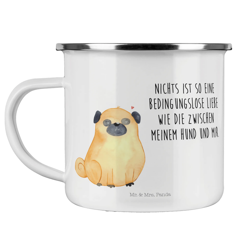 Kempingowy kubek emaliowany Mops Teetasse, Emailletasse, Pott, Campingtasse, Trinkbecher, Reisebecher, Emaille Becher, emaillebecher, Tasse Emaille, Teebecher, metallbecher, wandertasse, Emaille Tasse, wanderbecher, Blechtasse, Tasse, becher emaille, blechbecher, Kaffeebecher, Kaffeetasse, Becher, Metalltasse, reisetasse, Campingbecher, Hunderasse, Hundebesitzer, Sprüche, Hundemotiv, Haustier, Tierliebhaber, Hund, Liebe, Hundeliebe, Mops