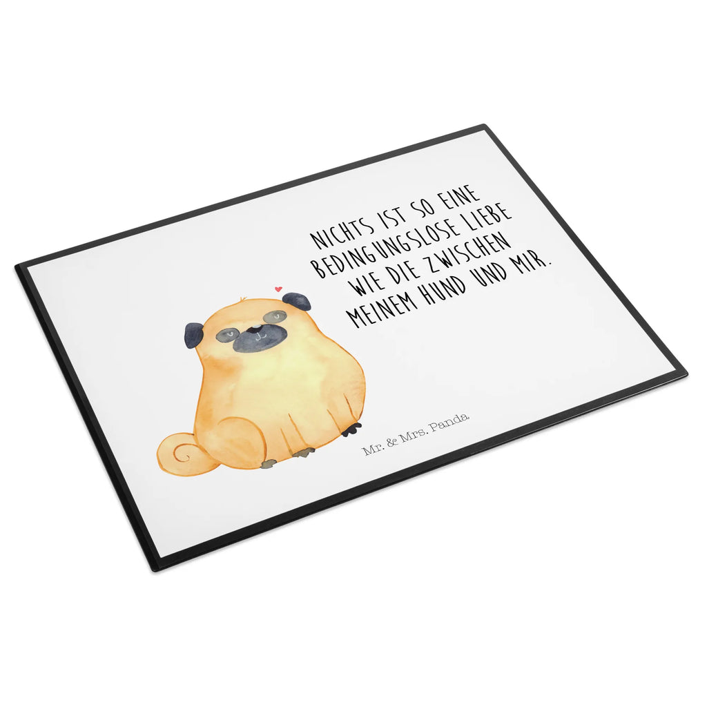 Schreibtischunterlage Mops Schreibtisch Unterlagen, Schreibtischauflage, Büroartikel, Schreibunterlage, Schreibwaren, Schreibtischunterlage Groß, Bürobedarf, Hund, Hundemotiv, Haustier, Hunderasse, Tierliebhaber, Hundebesitzer, Sprüche, Hundeliebe, Mops, Liebe
