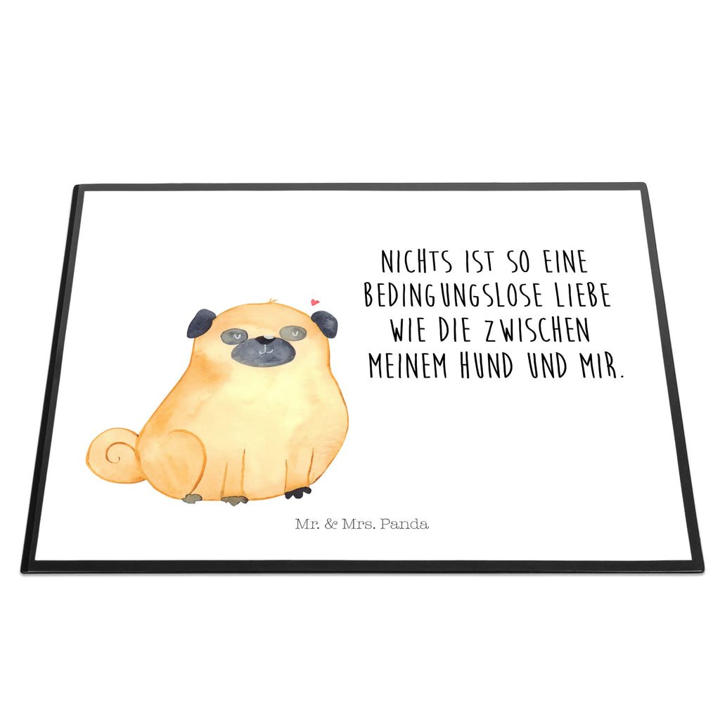 Schreibtischunterlage Mops Schreibtisch Unterlagen, Schreibtischauflage, Büroartikel, Schreibunterlage, Schreibwaren, Schreibtischunterlage Groß, Bürobedarf, Hund, Hundemotiv, Haustier, Hunderasse, Tierliebhaber, Hundebesitzer, Sprüche, Hundeliebe, Mops, Liebe