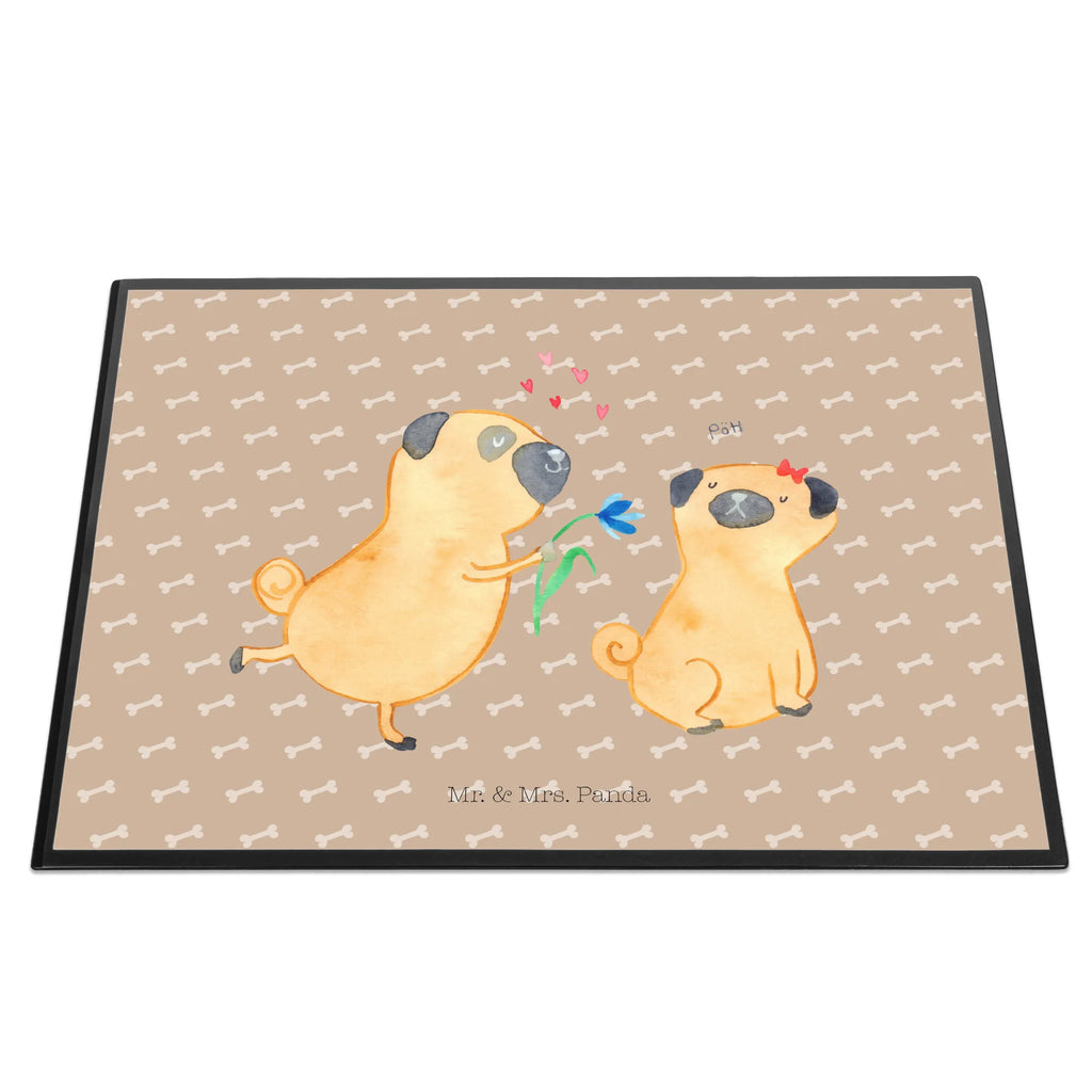 Podkładka na biurko mops Zakochani Schreibwaren, Schreibunterlage, Schreibtisch Unterlagen, Schreibtischauflage, Büroartikel, Schreibtischunterlage Groß, Bürobedarf, Hund, Hundemotiv, Haustier, Hunderasse, Tierliebhaber, Hundebesitzer, Sprüche, Hundeliebe, Mops, Liebe, Möpse, Liebesspruch. Verlobt, Geschenk Freund, verliebt, Partner