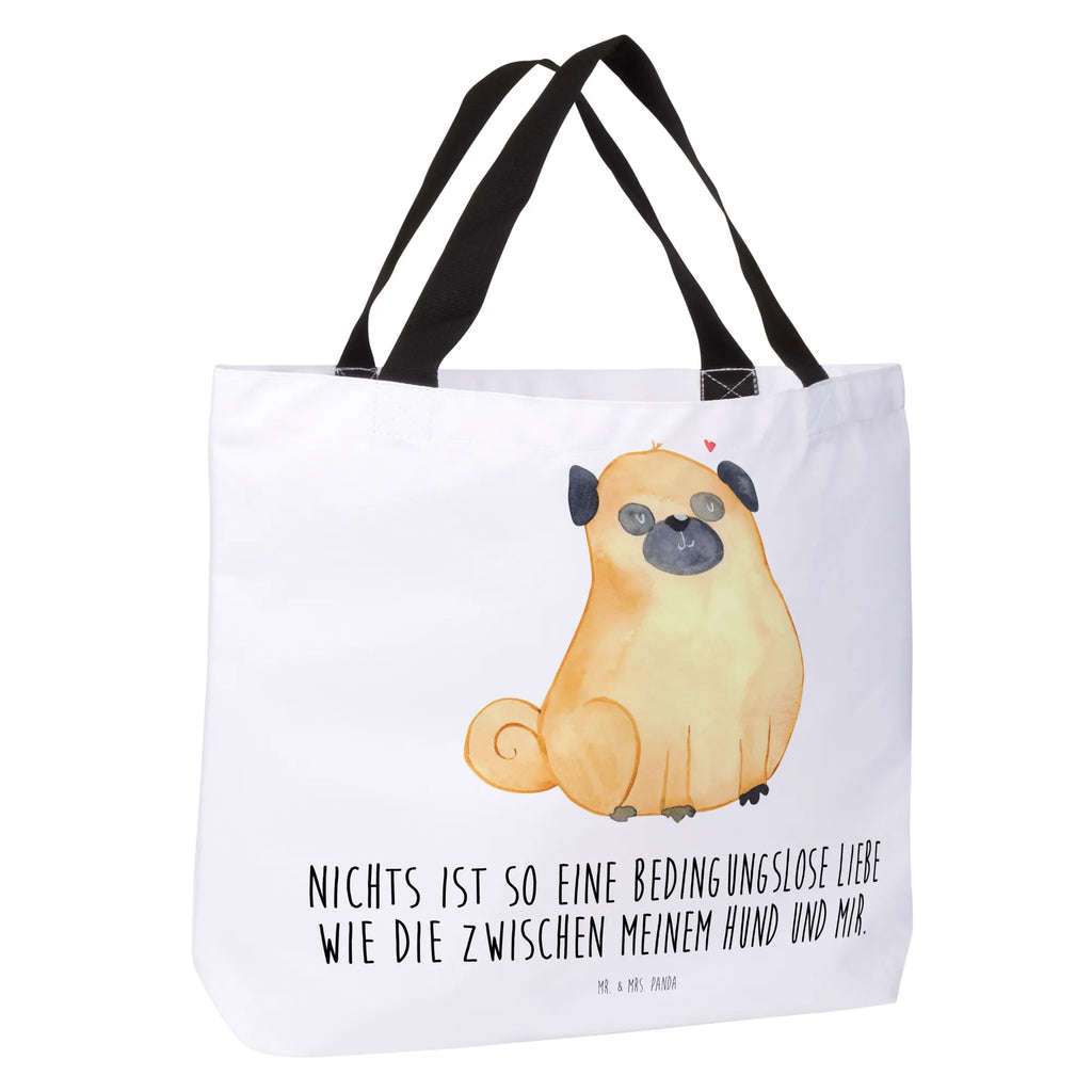 Shopper Mops XXL Tasche, Strandtasche, Freizeittasche, Shopper, Beutel, Tüte, Schultertasche, Ausflug, Stofftasche, XL, Alltagstasche, Tragebeutel, Einkaufsbeutel, Schultasche, Schulbeutel, Einkaufstasche, Sprüche, Hund, Hundebesitzer, Hunderasse, Haustier, Tierliebhaber, Hundemotiv, Liebe, Mops, Hundeliebe