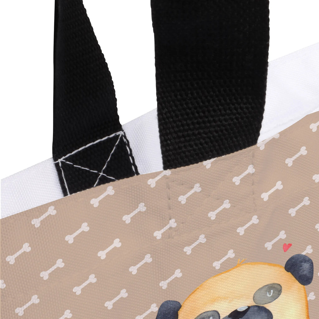 Shopper Mops XXL Tasche, Strandtasche, Freizeittasche, Shopper, Beutel, Tüte, Schultertasche, Ausflug, Stofftasche, XL, Alltagstasche, Tragebeutel, Einkaufsbeutel, Schultasche, Schulbeutel, Einkaufstasche, Sprüche, Hund, Hundebesitzer, Hunderasse, Haustier, Tierliebhaber, Hundemotiv, Liebe, Mops, Hundeliebe