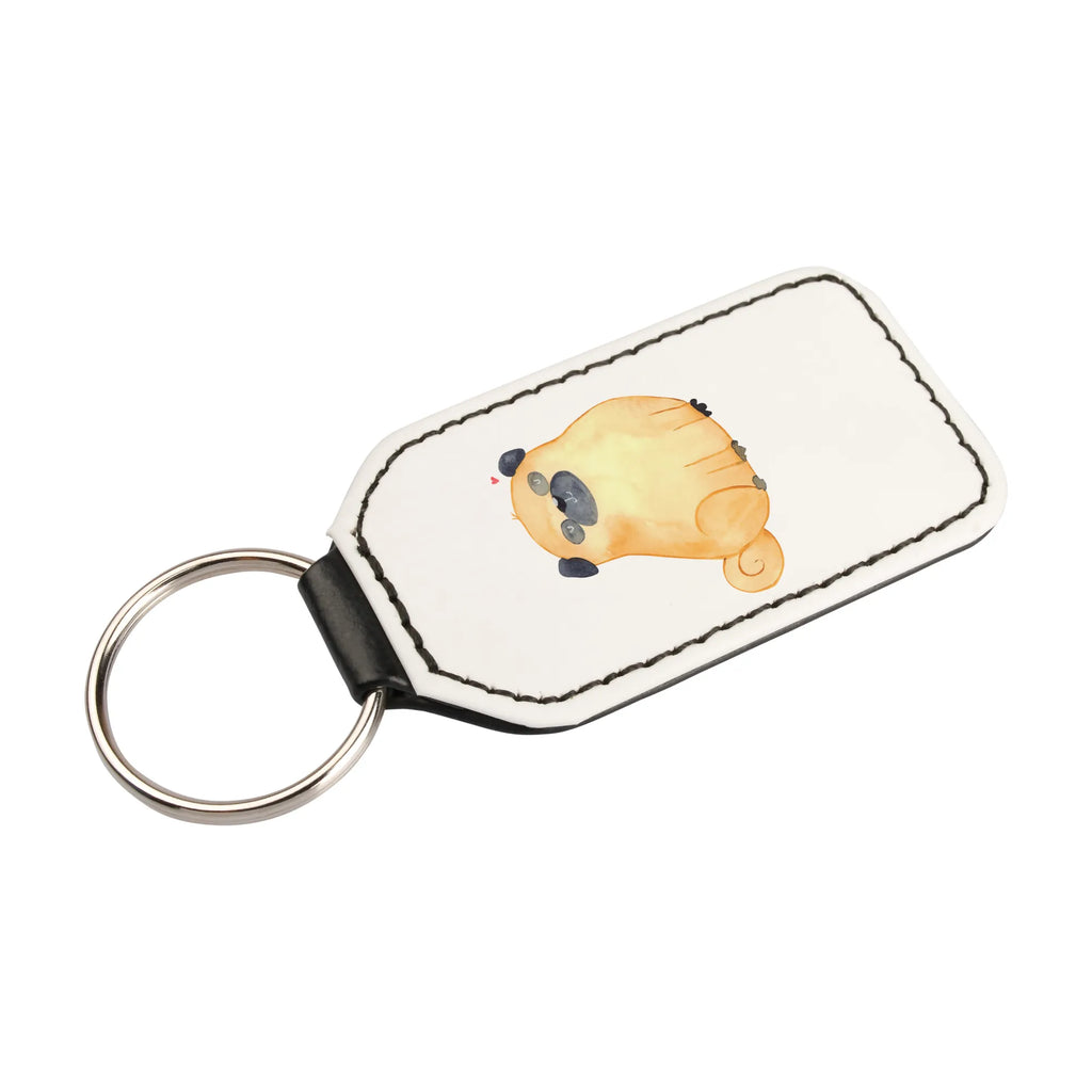 Rectangular key ring Pug bag pendant, lucky charm, key ring, keychain, pendant, dog, mutt, hound, woof, dog mama, dog breed, love dogs, love for dogs, dog decorative items, bag with dog print, funny gifts for dog owners, what do you give a dog lover, Christmas gifts for dogs, gifts for dogs, dog sayings, love, dog love, Pug