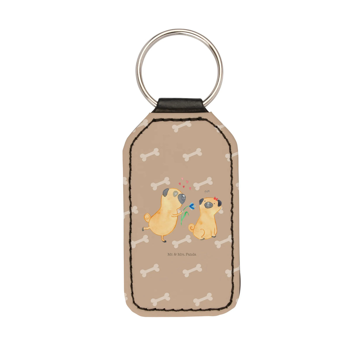 Rectangular key ring pug In love pendant, key ring, bag pendant, lucky charm, keychain, dog, mutt, hound, woof, dog mama, dog breed, love dogs, love for dogs, dog decorative items, bag with dog print, funny gifts for dog owners, what do you give a dog lover, Christmas gifts for dogs, gifts for dogs, dog sayings, boob, love, dog love, Pug, love saying. Engaged, in love, partner, gift friend