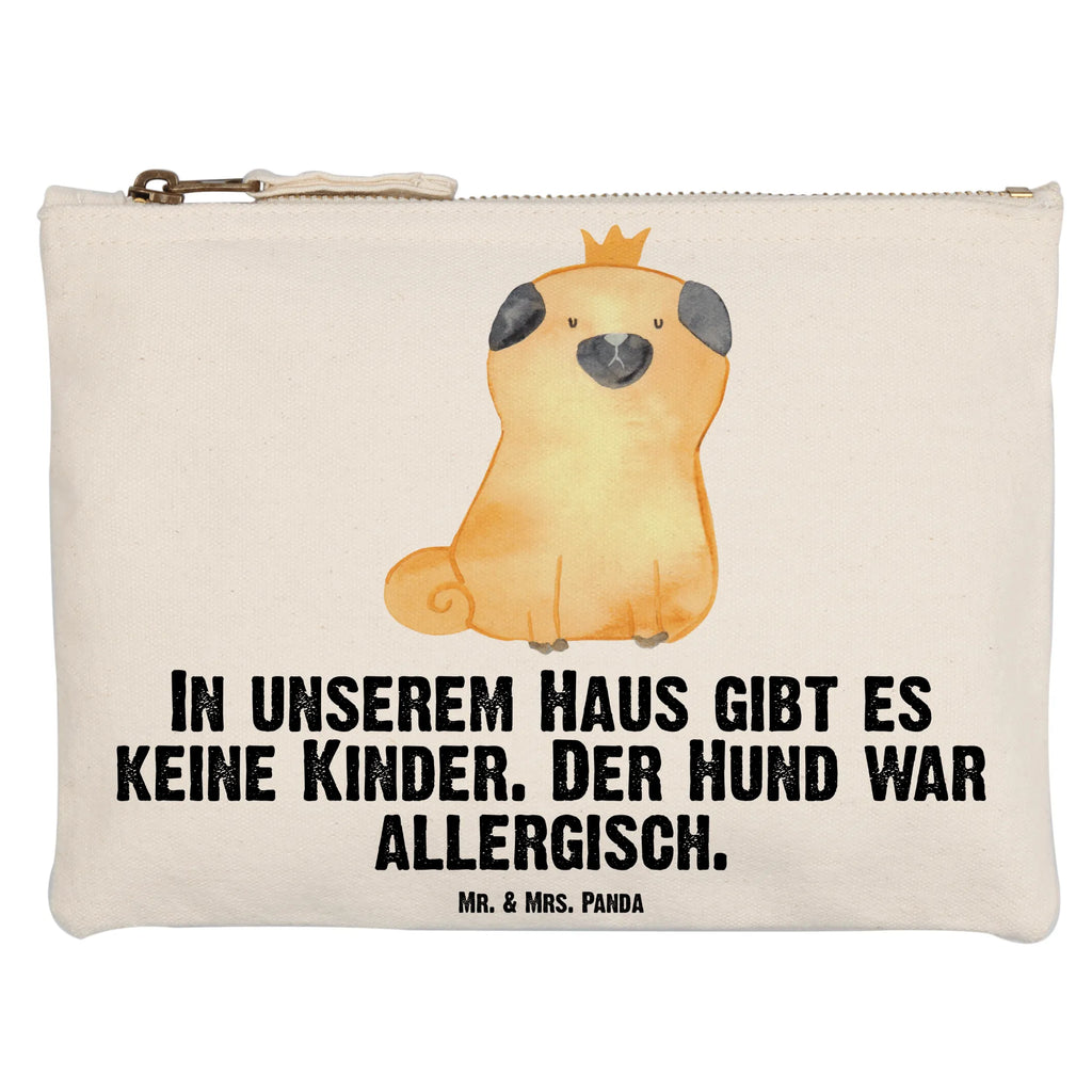 torebka na makijaż mops korona Kulturbeutel, beauty tasche, pinsel tasche, Schlampermäppchen, Federmappe, Schminkbeutel, Kosmetiktasche, toiletry bag, Kosmetikbeutel, Waschtasche, Etui, aufbewahrungsbeutel, beauty case, Schminktasche, Mäppchen, aufbewahrungstasche, Waschbeutel, Stiftemäppchen, pencil case, Schminktäschchen, utensilientasche, Kulturtasche, kosmetiktäschchen, Sprüche, Hunderasse, Tierliebhaber, Haustier, Hundemotiv, Hund, Hundebesitzer, Lustig, Mops, Hundebesitzer. Spruch, Allergisch, Kinderlos, Hausregel