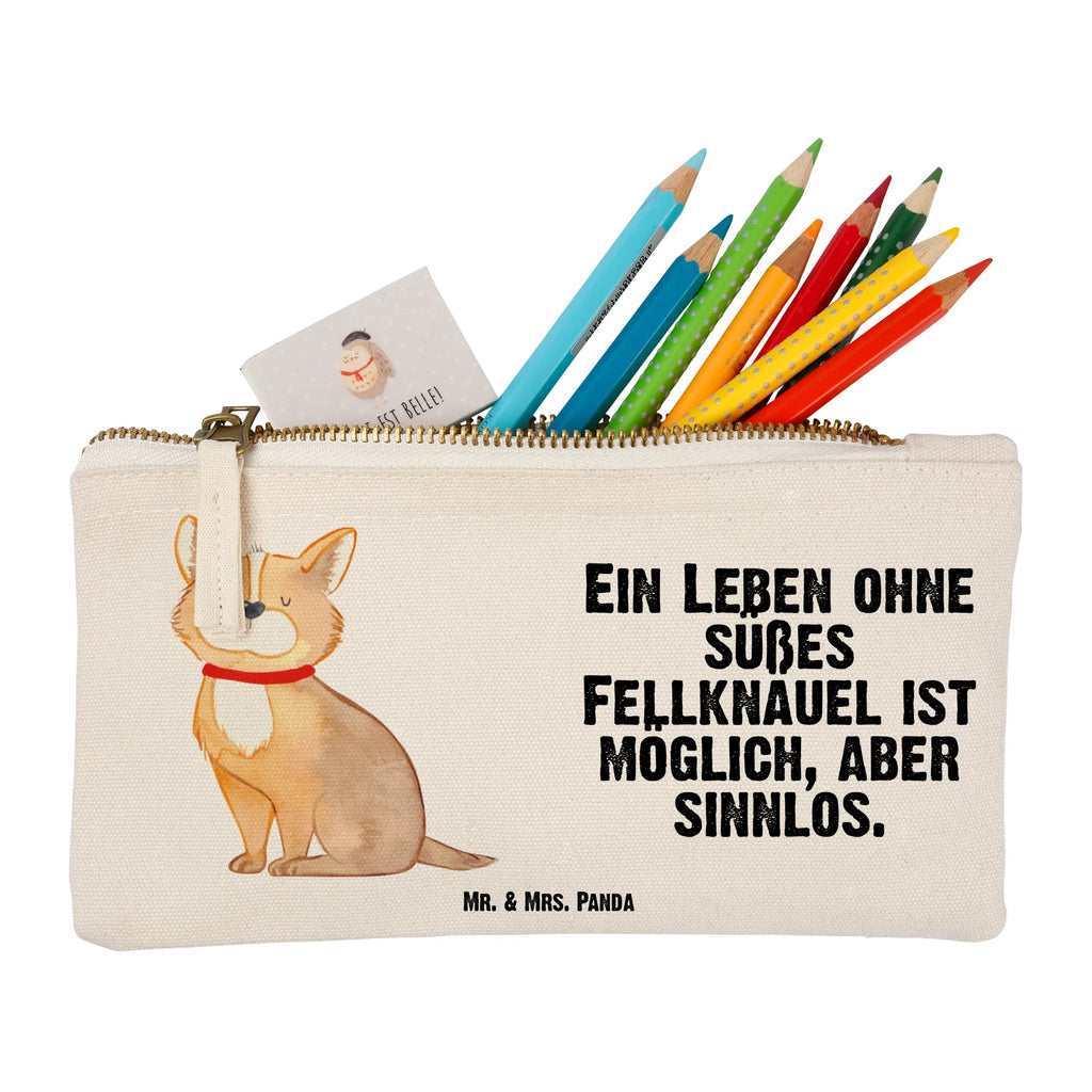 Make-up bag Dog Luck utensilientasche, pencil case, Waschbeutel, Etui, beauty tasche, Kosmetiktasche, Schlampermäppchen, aufbewahrungsbeutel, kosmetiktäschchen, Kosmetikbeutel, Mäppchen, beauty case, Stiftemäppchen, toiletry bag, Kulturbeutel, Schminktäschchen, Waschtasche, Schminktasche, Federmappe, Kulturtasche, pinsel tasche, aufbewahrungstasche, Schminkbeutel, Tierliebhaber, Sprüche, Haustier, Hundemotiv, Hund, Hundebesitzer, Hunderasse, Liebe, Hundemama, Corgie, Spruch, Hundeliebe