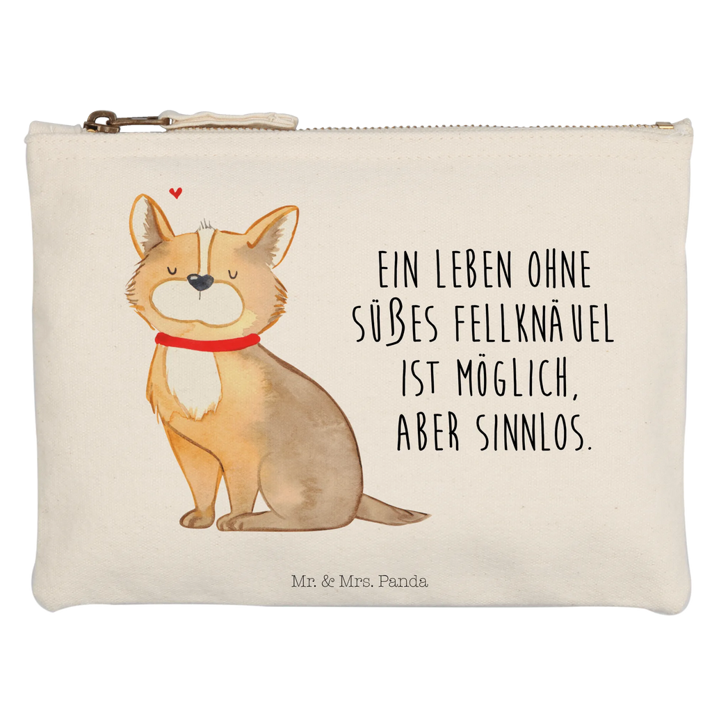 Make-up bag Dog Luck utensilientasche, pencil case, Waschbeutel, Etui, beauty tasche, Kosmetiktasche, Schlampermäppchen, aufbewahrungsbeutel, kosmetiktäschchen, Kosmetikbeutel, Mäppchen, beauty case, Stiftemäppchen, toiletry bag, Kulturbeutel, Schminktäschchen, Waschtasche, Schminktasche, Federmappe, Kulturtasche, pinsel tasche, aufbewahrungstasche, Schminkbeutel, Tierliebhaber, Sprüche, Haustier, Hundemotiv, Hund, Hundebesitzer, Hunderasse, Liebe, Hundemama, Corgie, Spruch, Hundeliebe
