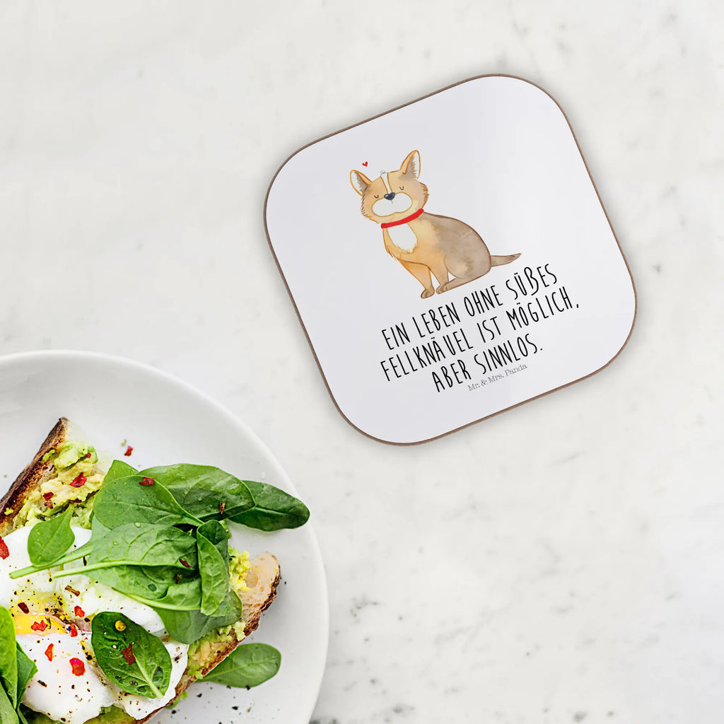 Square coaster Dog Luck Coasters, gifts, gift, party, presents, breakfast, glass coasters, dog, mutt, hound, woof, dog mama, dog breed, love dogs, love for dogs, dog decorative items, bag with dog print, funny gifts for dog owners, what do you give a dog lover, Christmas gifts for dogs, gifts for dogs, dog sayings, Corgie, dog owner, slogan, dog love, dog mom, love