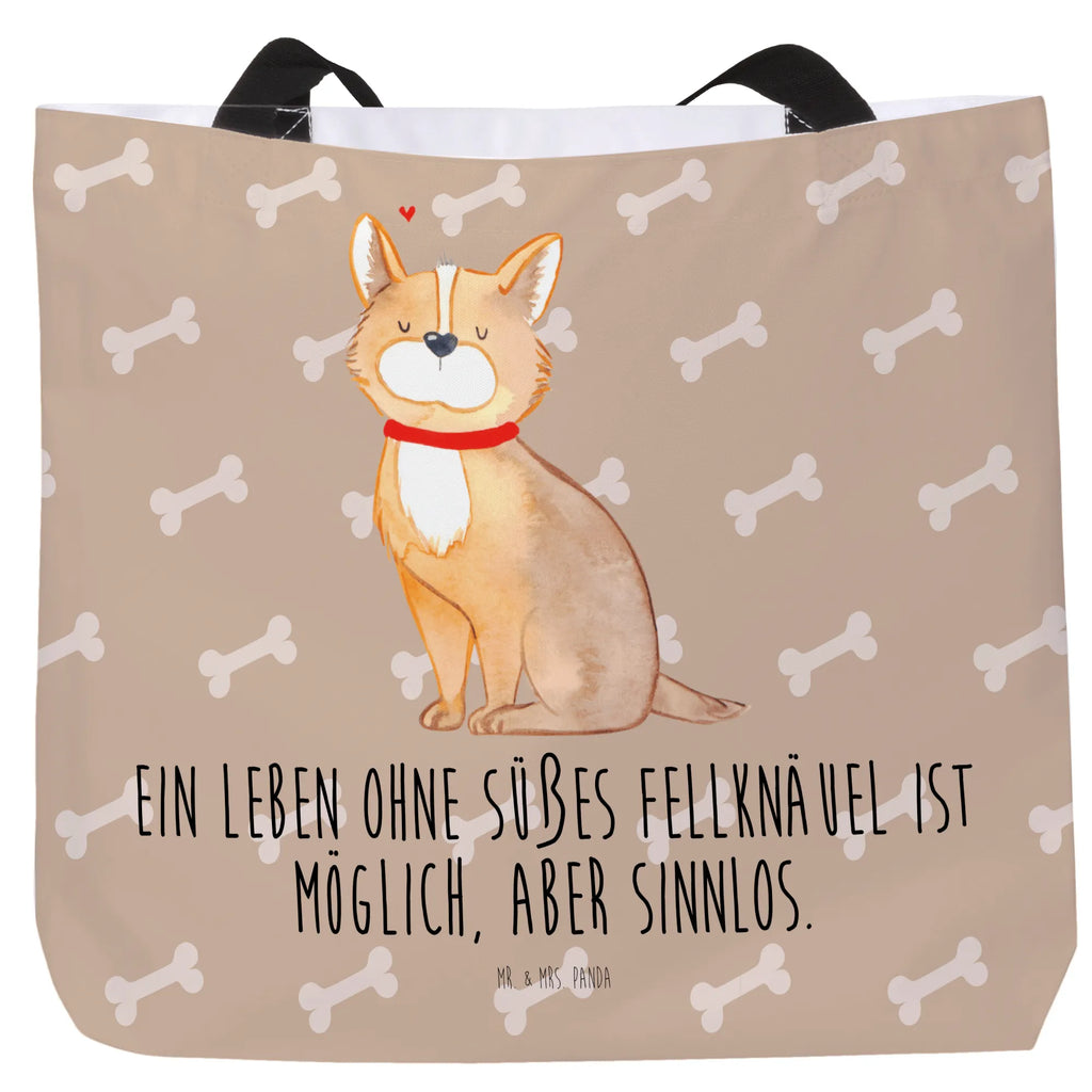 Shopper Dog Luck large, handle bag, XXL, beach bag, shopper, woman, bag, shopping bag, carrier bag, dog, mutt, hound, woof, dog mama, dog breed, love dogs, love for dogs, dog decorative items, bag with dog print, funny gifts for dog owners, what do you give a dog lover, Christmas gifts for dogs, gifts for dogs, dog sayings, Corgie, dog love, slogan, dog mom, dog owner, love