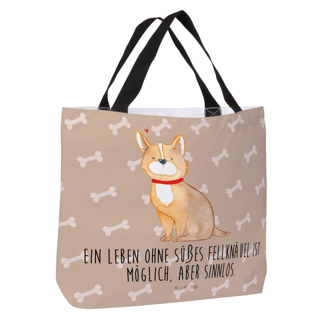 Shopper Dog Luck large, handle bag, XXL, beach bag, shopper, woman, bag, shopping bag, carrier bag, dog, mutt, hound, woof, dog mama, dog breed, love dogs, love for dogs, dog decorative items, bag with dog print, funny gifts for dog owners, what do you give a dog lover, Christmas gifts for dogs, gifts for dogs, dog sayings, Corgie, dog love, slogan, dog mom, dog owner, love
