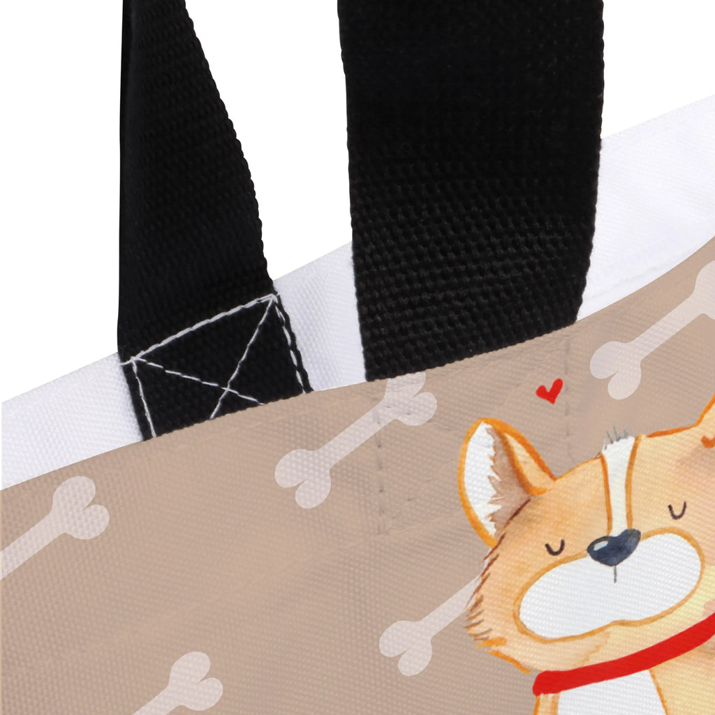 Shopper Dog Luck large, handle bag, XXL, beach bag, shopper, woman, bag, shopping bag, carrier bag, dog, mutt, hound, woof, dog mama, dog breed, love dogs, love for dogs, dog decorative items, bag with dog print, funny gifts for dog owners, what do you give a dog lover, Christmas gifts for dogs, gifts for dogs, dog sayings, Corgie, dog love, slogan, dog mom, dog owner, love