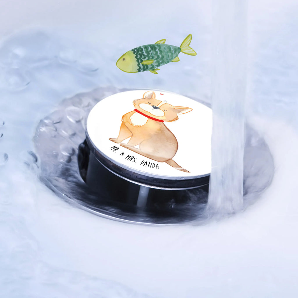 Sink plug Dog Luck Ablaufgarnitur, Waschbecken Stopfen, Waschbecken, Stöpsel, Abflussstöpsel, Hund, Hundemotiv, Haustier, Hunderasse, Tierliebhaber, Hundebesitzer, Sprüche, Spruch, Liebe, Hundemama, Hundeliebe, Corgie