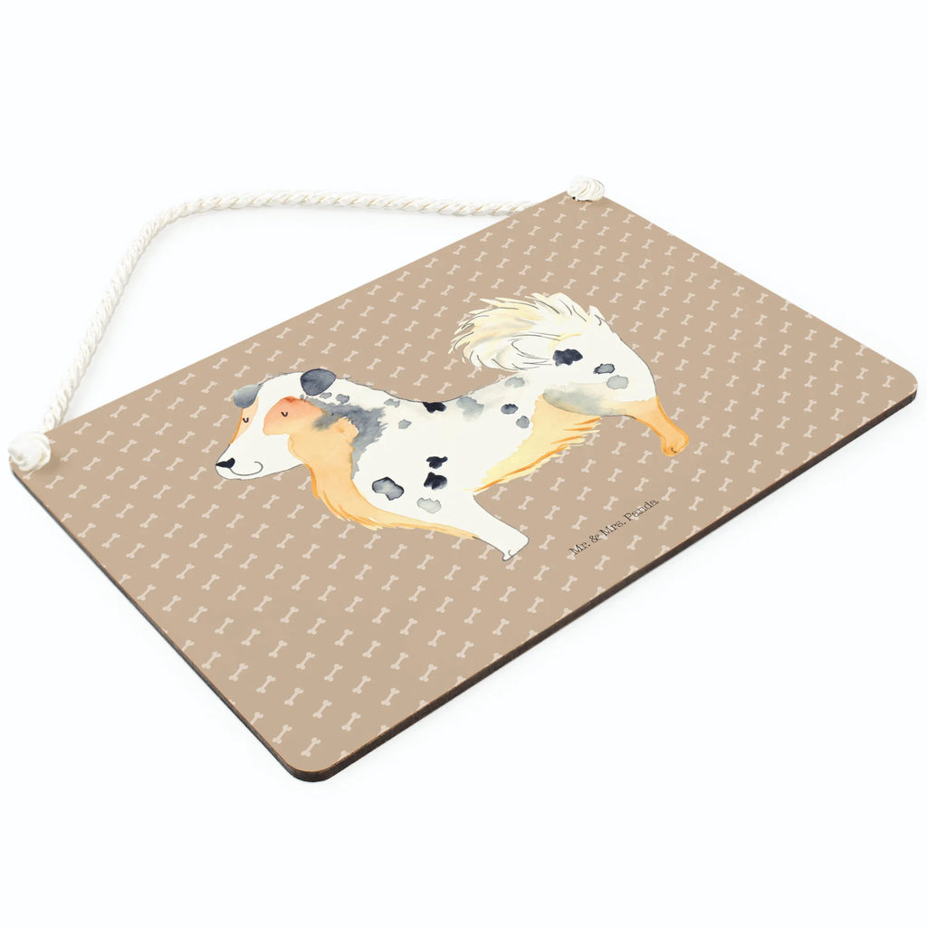 Dekoracyjny znak Pies Owczarek australijski Pies, motyw psa, zwierzę domowe, rasa psa, miłośnik zwierząt, właściciel psa, powiedzenia