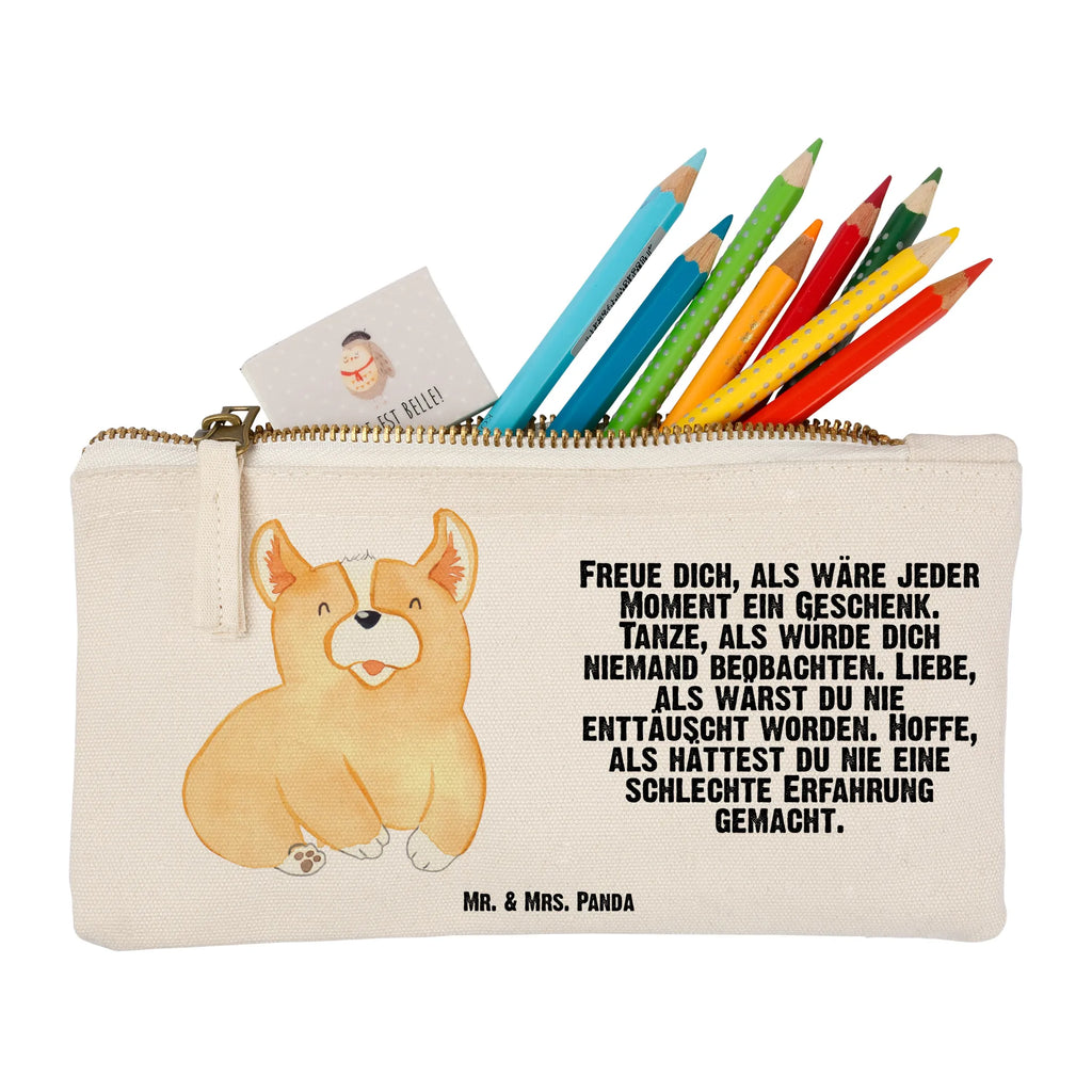 torebka na makijaż Corgi Waschtasche, Mäppchen, aufbewahrungsbeutel, pinsel tasche, Waschbeutel, beauty tasche, kosmetiktäschchen, Kosmetikbeutel, Etui, Federmappe, Schminktasche, toiletry bag, Schminkbeutel, pencil case, Kulturbeutel, Kulturtasche, aufbewahrungstasche, Schlampermäppchen, Kosmetiktasche, Schminktäschchen, utensilientasche, Stiftemäppchen, beauty case, Tierliebhaber, Sprüche, Haustier, Hundemotiv, Hund, Hundebesitzer, Hunderasse, Spruch, Hundespruch, Britisch, Corgie, Welsh Corgie Pembroke, Motivation, Lebensfreude