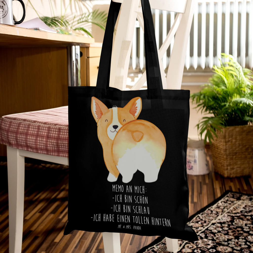 Tote bag corgi buttocks Schultertasche, Einkaufstasche, Strandtasche, Beuteltasche, Badetasche, Jutetasche, Tragetasche, Stoffbeutel, Umhängetasche, Einkaufstüte, Stofftasche, Jutebeutel, Beutel, Tasche, Shopper, Laptoptasche, Hund, Hundemotiv, Haustier, Hunderasse, Tierliebhaber, Hundebesitzer, Sprüche, Motivation, Selbstliebe, Corgie, Hundeliebe, Spruch