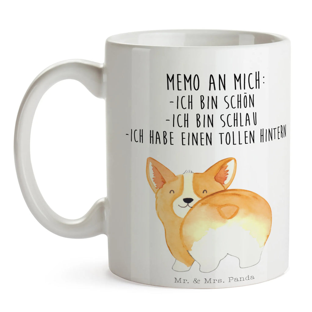 Kubek Corgi tyłek Pies, motyw psa, zwierzę domowe, rasa psa, miłośnik zwierząt, właściciel psa, powiedzenia
