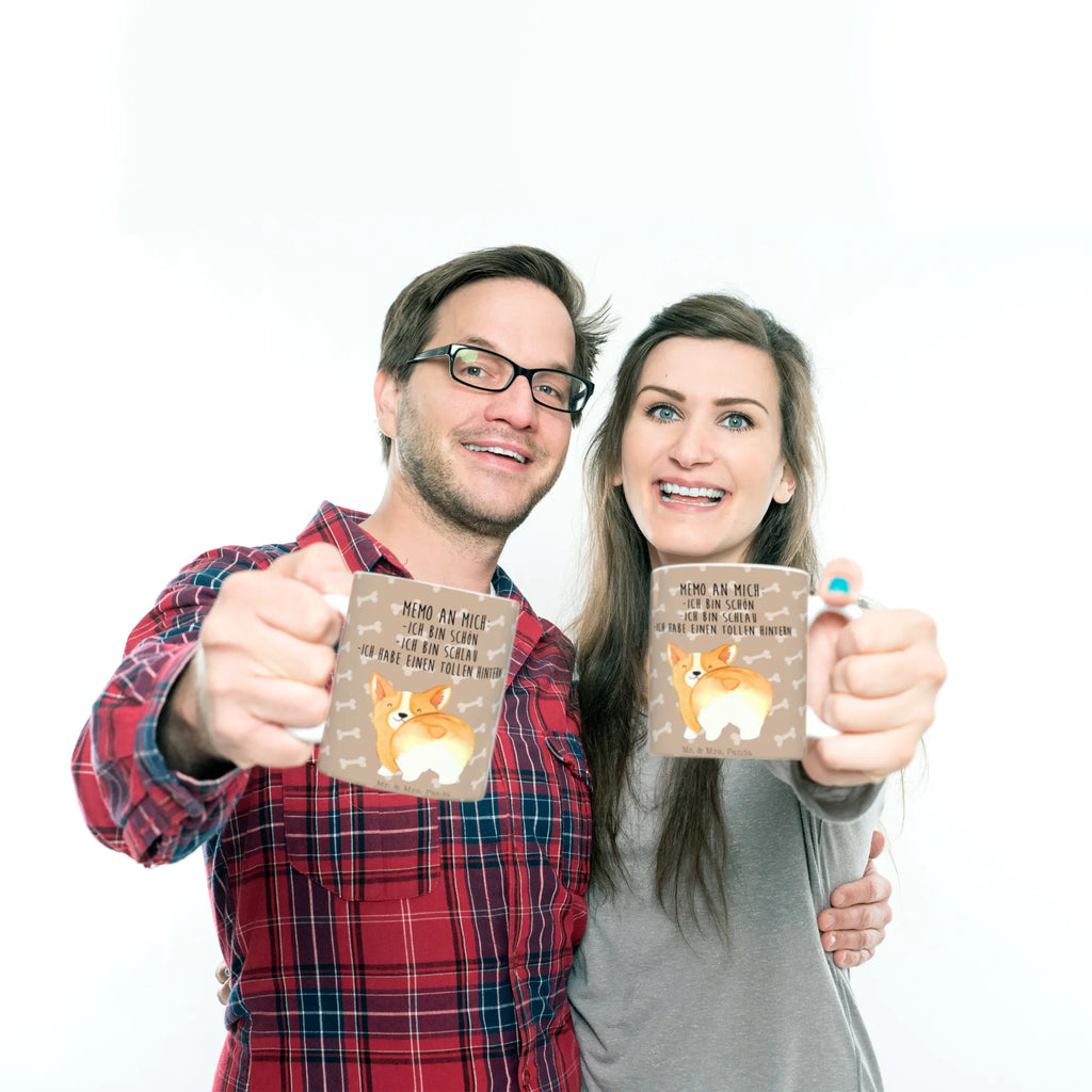 Kubek Corgi tyłek Pies, motyw psa, zwierzę domowe, rasa psa, miłośnik zwierząt, właściciel psa, powiedzenia