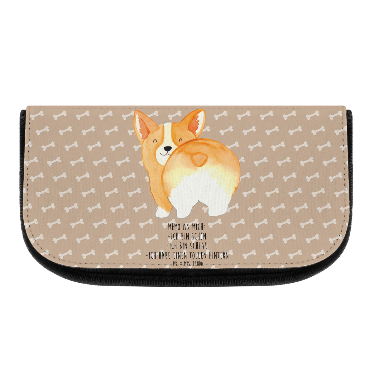 Cosmetics bag corgi buttocks dog breed, mutt, hound, woof, dog mama, love dogs, love for dogs, dog decorative items, bag with dog print, funny gifts for dog owners, what do you give a dog lover, Christmas gifts for dogs, gifts for dogs, dog sayings, Dog love, Saying, Self love