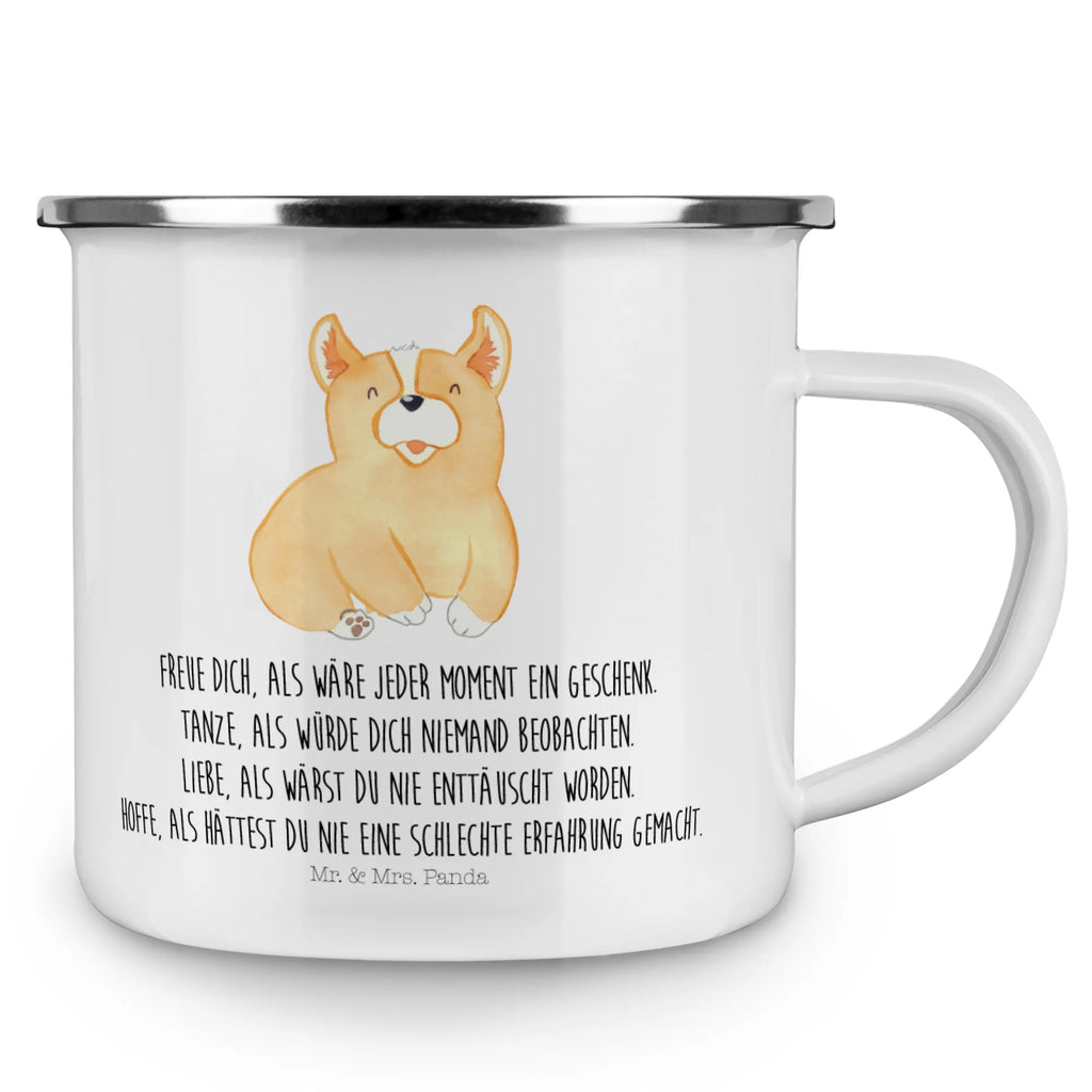 Enamel camping mug Corgi Kaffeetasse, emaillebecher, Campingtasse, Tasse, Pott, Becher, Teetasse, reisetasse, Metalltasse, Kaffeebecher, Campingbecher, Tasse Emaille, Emaille Becher, Blechtasse, Teebecher, Trinkbecher, Emaille Tasse, becher emaille, metallbecher, Emailletasse, wanderbecher, blechbecher, Reisebecher, wandertasse, Sprüche, Hunderasse, Hundebesitzer, Hund, Hundemotiv, Haustier, Tierliebhaber, Hundespruch, Spruch, Corgie, Motivation, Lebensfreude, Welsh Corgie Pembroke, Britisch