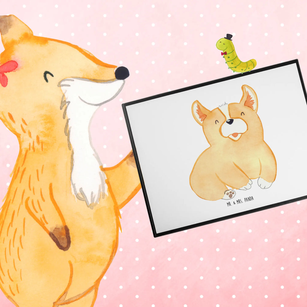 Podkładka na biurko Corgi Schreibtischauflage, Büroartikel, Bürobedarf, Schreibunterlage, Schreibtisch Unterlagen, Schreibtischunterlage Groß, Schreibwaren, Hund, Hundemotiv, Haustier, Hunderasse, Tierliebhaber, Hundebesitzer, Sprüche, britisch, Lebensfreude, Welsh Corgie Pembroke, Corgie, Motivation, Hundespruch, Spruch