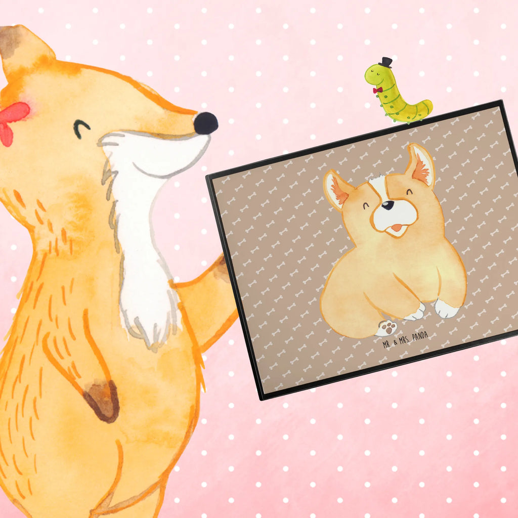 Podkładka na biurko Corgi Schreibtischauflage, Büroartikel, Bürobedarf, Schreibunterlage, Schreibtisch Unterlagen, Schreibtischunterlage Groß, Schreibwaren, Hund, Hundemotiv, Haustier, Hunderasse, Tierliebhaber, Hundebesitzer, Sprüche, britisch, Lebensfreude, Welsh Corgie Pembroke, Corgie, Motivation, Hundespruch, Spruch