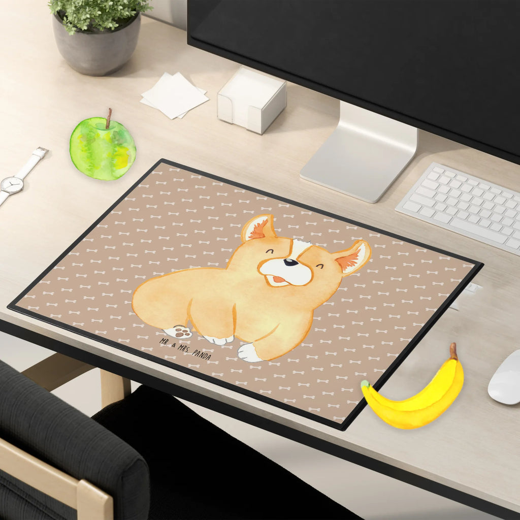 Podkładka na biurko Corgi Schreibtischauflage, Büroartikel, Bürobedarf, Schreibunterlage, Schreibtisch Unterlagen, Schreibtischunterlage Groß, Schreibwaren, Hund, Hundemotiv, Haustier, Hunderasse, Tierliebhaber, Hundebesitzer, Sprüche, britisch, Lebensfreude, Welsh Corgie Pembroke, Corgie, Motivation, Hundespruch, Spruch