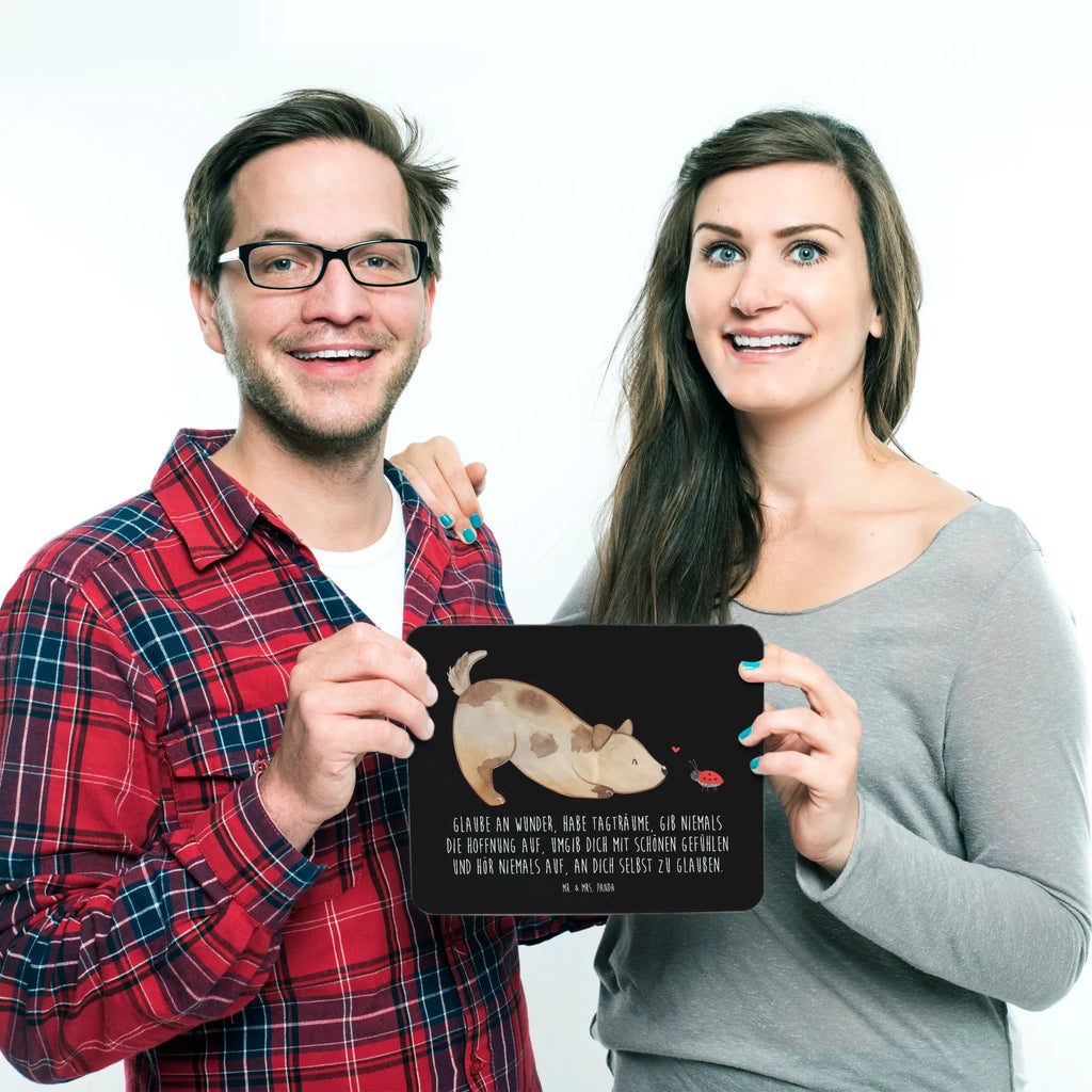 Mouse mat Dog ladybug PC Zubehör, Designer Mauspad, Mausunterlage, Mauspad Büro, Computer zubehör, Mousepad, Büroausstattung, Arbeitszimmer, Mauspad, Einzigartiges Mauspad, Hund, Hundemotiv, Haustier, Hunderasse, Tierliebhaber, Hundebesitzer, Sprüche, Mischling, Mischlinghund, Hunde, Hundespruch, Marienkäfer