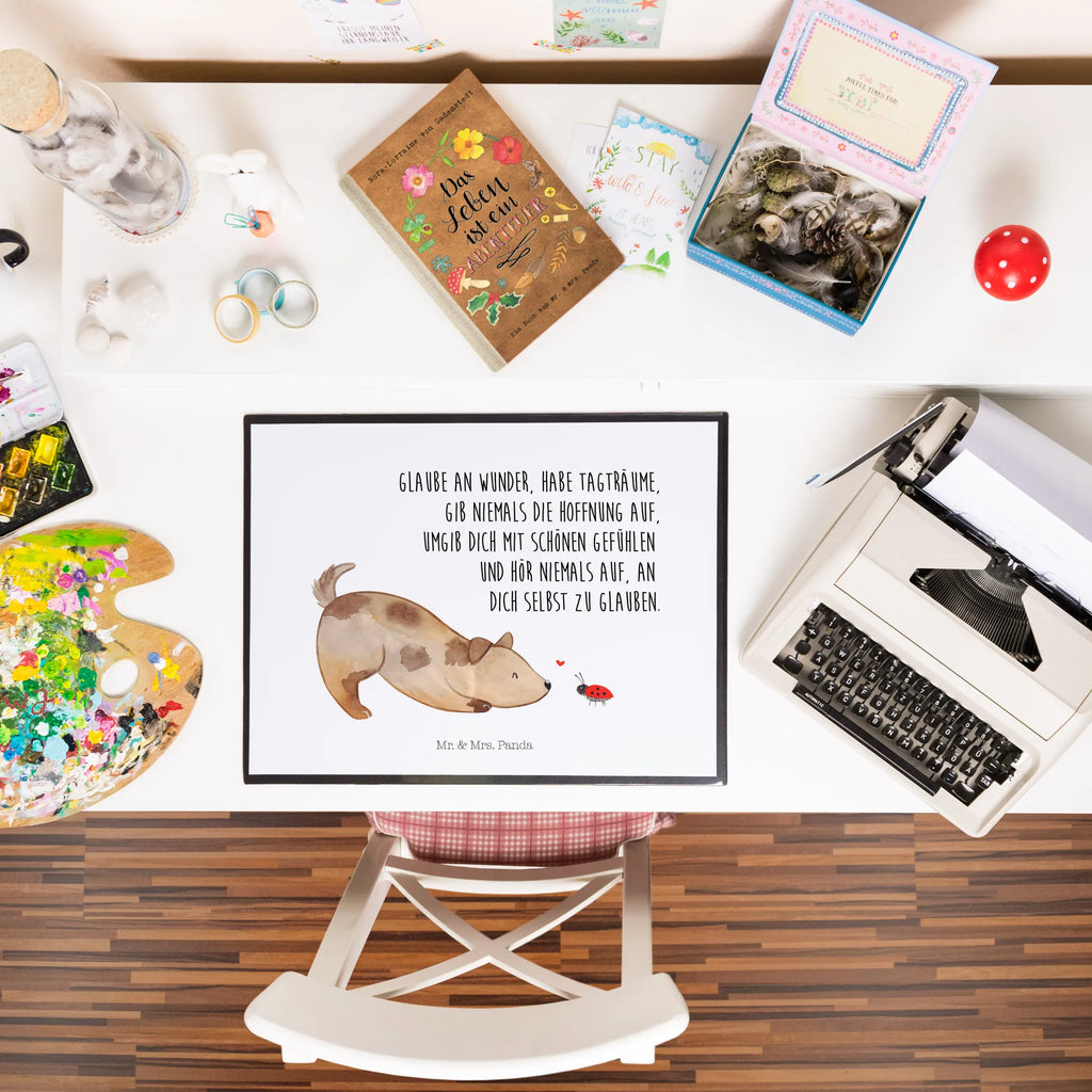 Podkładka na biurko pies biedronka Pies, motyw psa, zwierzę domowe, rasa psa, miłośnik zwierząt, właściciel psa, powiedzenia