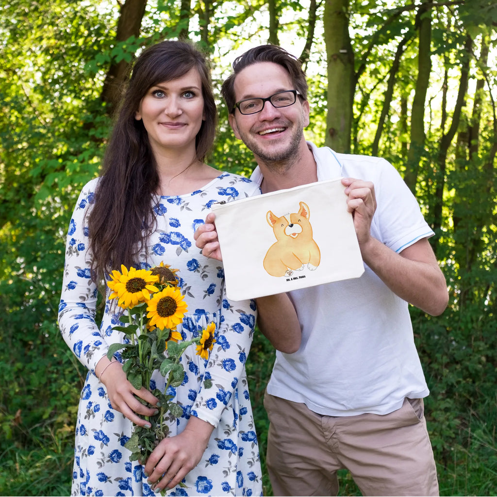 torebka na makijaż Corgi Waschtasche, Mäppchen, aufbewahrungsbeutel, pinsel tasche, Waschbeutel, beauty tasche, kosmetiktäschchen, Kosmetikbeutel, Etui, Federmappe, Schminktasche, toiletry bag, Schminkbeutel, pencil case, Kulturbeutel, Kulturtasche, aufbewahrungstasche, Schlampermäppchen, Kosmetiktasche, Schminktäschchen, utensilientasche, Stiftemäppchen, beauty case, Tierliebhaber, Sprüche, Haustier, Hundemotiv, Hund, Hundebesitzer, Hunderasse, Spruch, Hundespruch, Britisch, Corgie, Welsh Corgie Pembroke, Motivation, Lebensfreude