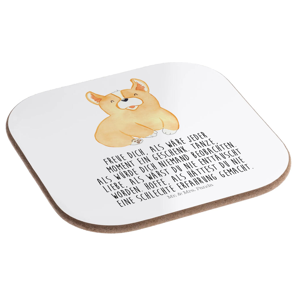 Square coaster Corgi party, presents, Coasters, breakfast, gift, gifts, glass coasters, dog, mutt, hound, woof, dog mama, dog breed, love dogs, love for dogs, dog decorative items, bag with dog print, funny gifts for dog owners, what do you give a dog lover, Christmas gifts for dogs, gifts for dogs, dog sayings, sayings, motivation, Corgi, joy of life, british, saying, dog's sayings, Welsh Corgi Pembroke
