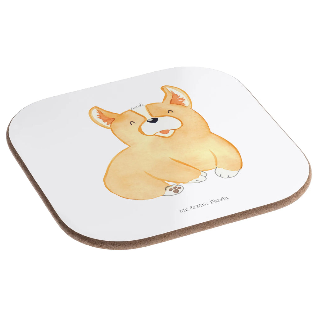 Square coaster Corgi party, presents, Coasters, breakfast, gift, gifts, glass coasters, dog, mutt, hound, woof, dog mama, dog breed, love dogs, love for dogs, dog decorative items, bag with dog print, funny gifts for dog owners, what do you give a dog lover, Christmas gifts for dogs, gifts for dogs, dog sayings, sayings, motivation, Corgi, joy of life, british, saying, dog's sayings, Welsh Corgi Pembroke